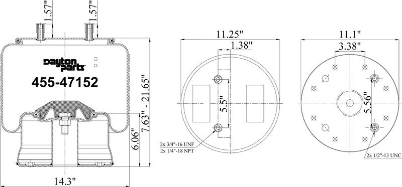 AIR SPRING;RLOB/S